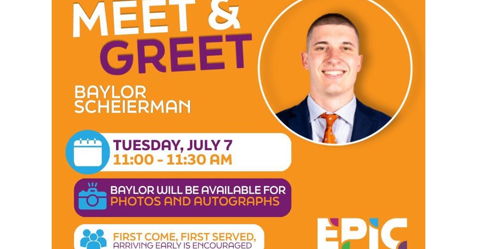 NBA’s Baylor Scheierman To Visit Epic Discovery Center