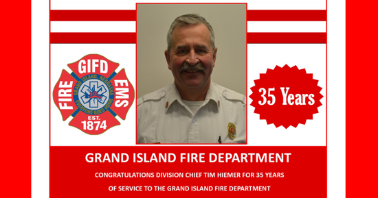 Division Chief Tim Hiemer To Retire After 35 Years