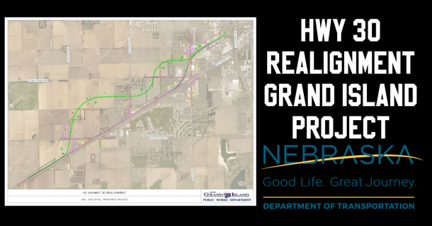 Layout of the project from the NDOT 