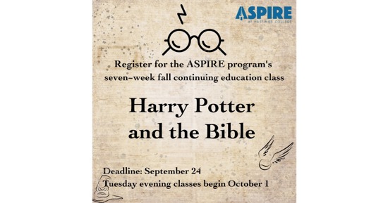 ASPIRE program launches ‘Harry Potter and the Bible’ class