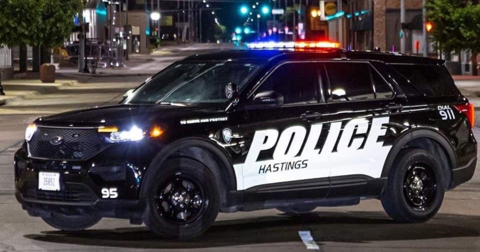 Hastings Police Car
