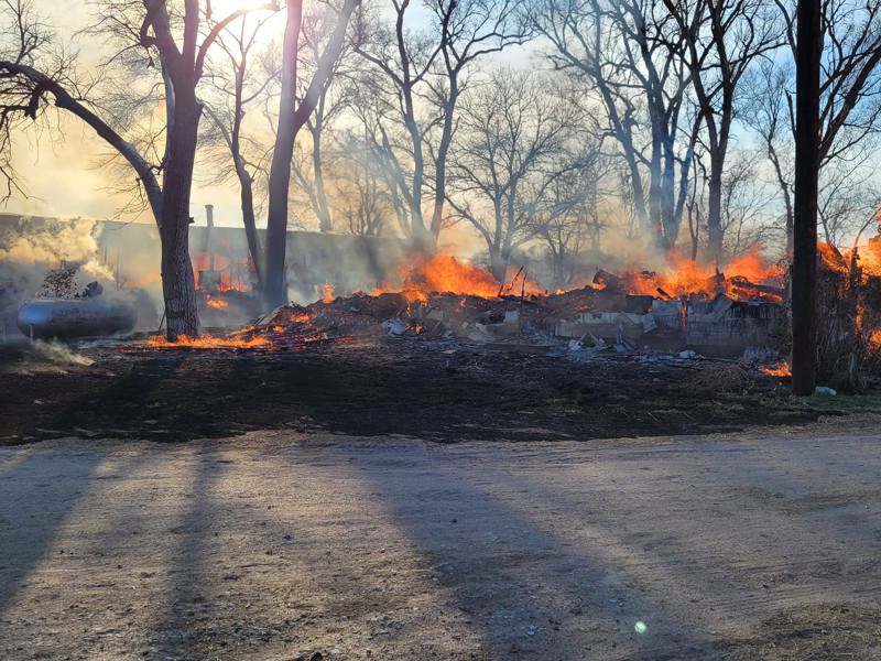 Merrick County Structure Fire On 3rd Road